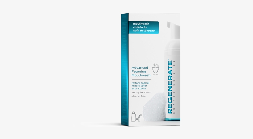 Advanced Foaming <br>mouthwash - Regenerate Bain De Bouche, transparent png #807933