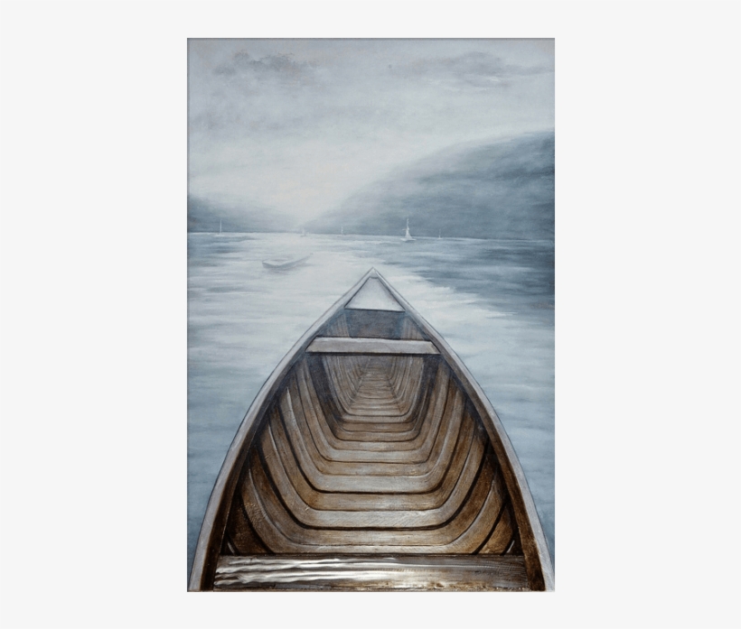 3d Oil Painting Art Row Boat Ocean First Person Point - Row Boat First Person, transparent png #807983