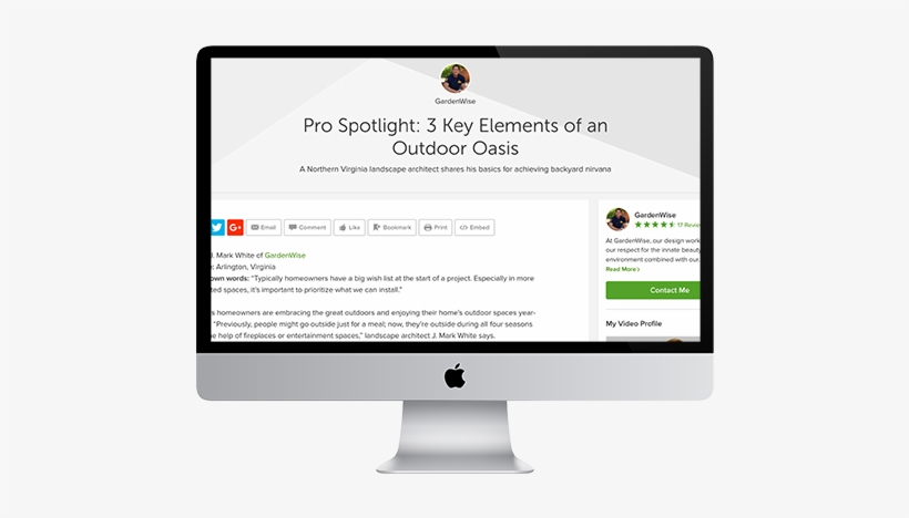 Houzz Features Gardenwise “pro Spotlight” - Culture Amp Survey, transparent png #808141