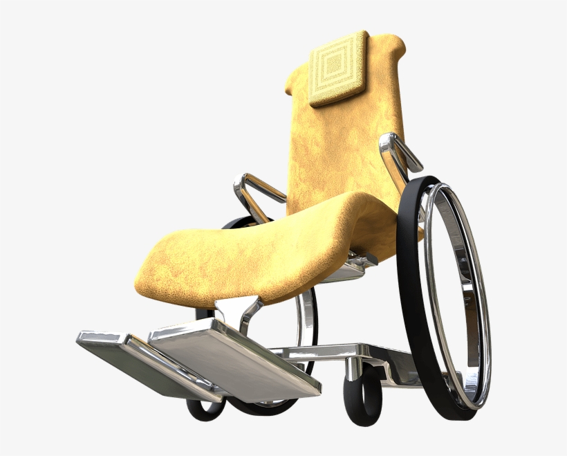 A Simple Wheelchair - Wheelchair, transparent png #808210