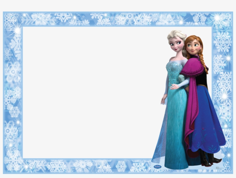 Disney Frozen Anna And Elsa Cardboard Cut-out Clipart - Disney Frozen Anna And Elsa Cardboard Cut-out, transparent png #808251