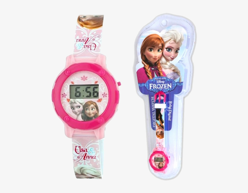 Official Wrist Watch Disney Frozen Anna E Elsa - Frozen, transparent png #808299