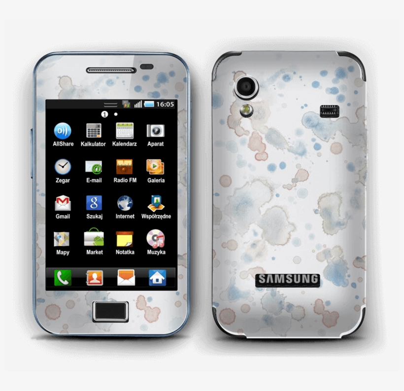 Lovely Watercolor Splash Skin For Your Laptop - Case-mate Barely There - Black - For Samsung Galaxy, transparent png #808478