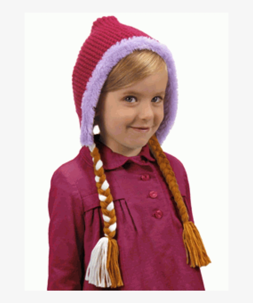 Disney Frozen Anna Hoodie Hat At Cosplay Costume Closet - Disney Frozen Anna Hat, transparent png #808526