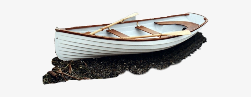 Rowboat Riverbank Sticker Freetoedit - Row Boat On Beach, transparent png #808590