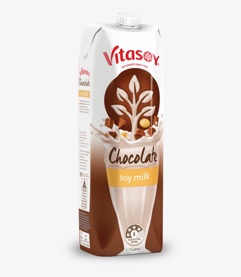 Chocolate Soy Milk - Vitasoy Chocolate Milk, transparent png #808618