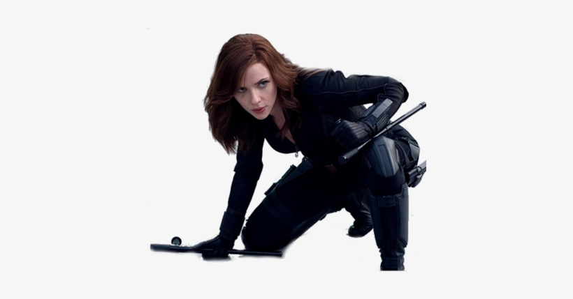 New Image Transparent Black Widow - Captain America Civil War Black Widow Costume, transparent png #808689