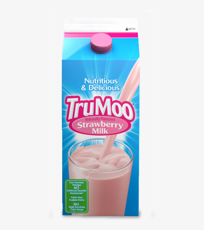 Trumoo Strawberry - Half Gallon - Half Gallon Strawberry Milk, transparent png #809038