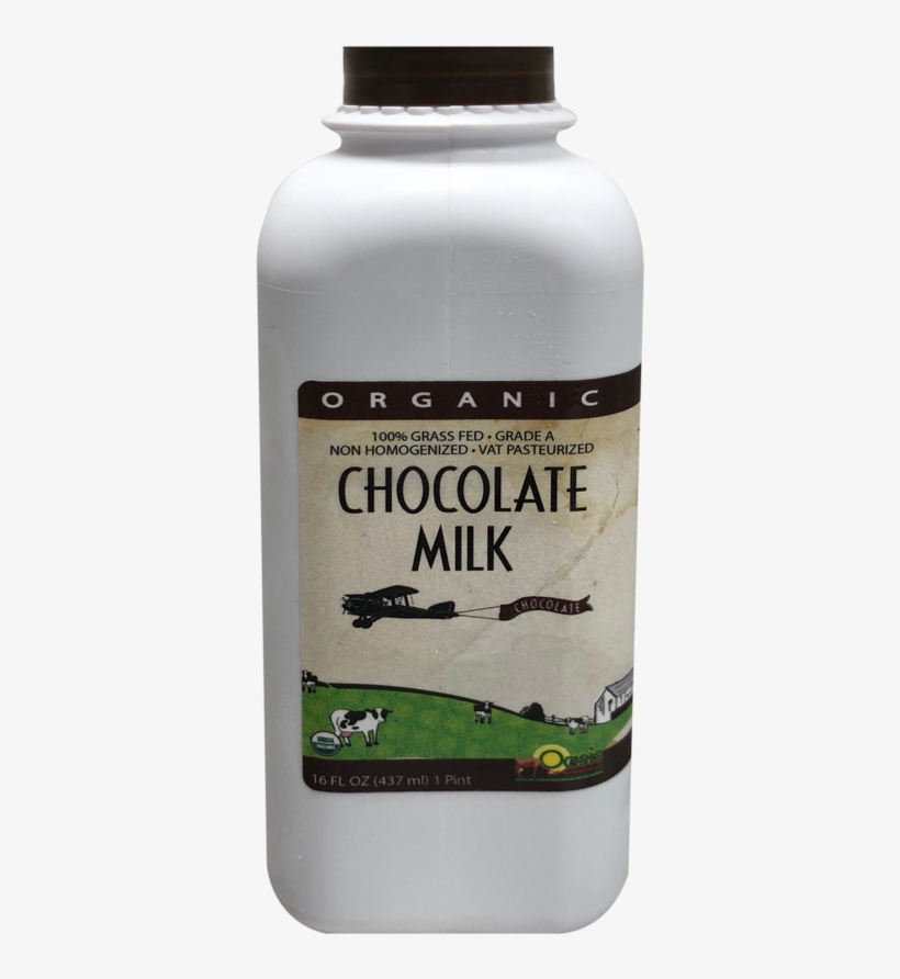Organic Grass Fed Chocolate Milk - Organic Food, transparent png #809151