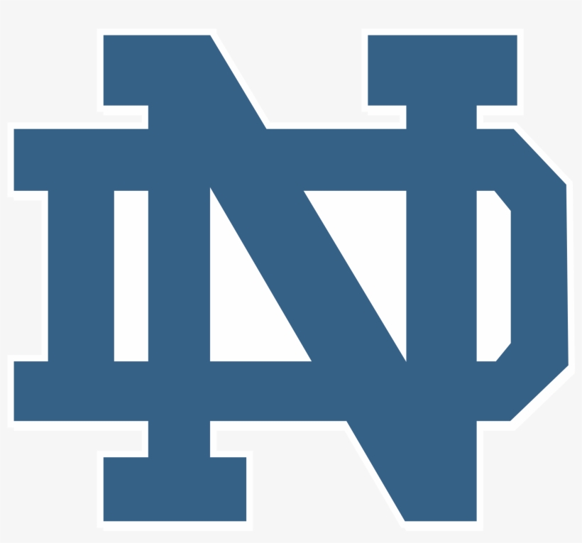 Notre Dame Fighting Irish Logo Png Transparent - Notre Dame Logo Gold, transparent png #809152