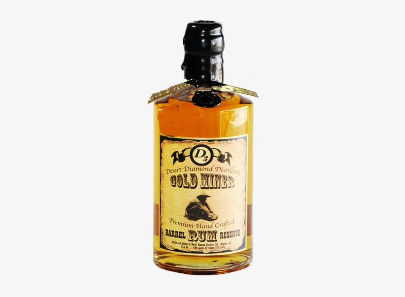 Gold Miner Barrel Reserve Rum Small Batch And Craft - Relicario Superior Rum, transparent png #809233