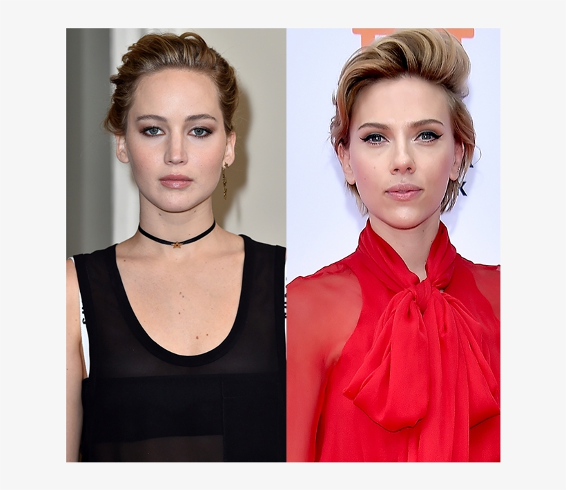 Jennifer Lawrence E Scarlett Johansson Vão Viver Mesmo - Model, transparent png #809270