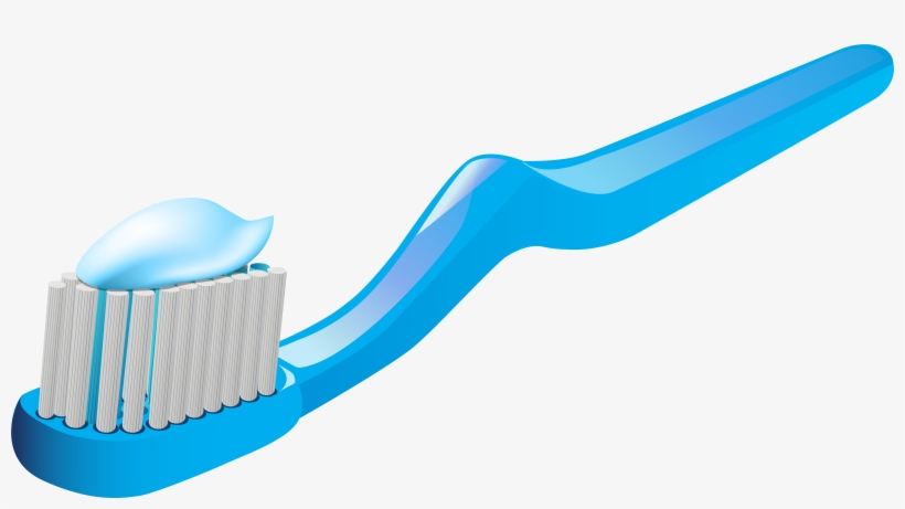 Toothbrush And Toothpaste Png Clip Art - Toothbrush Png, transparent png #809393