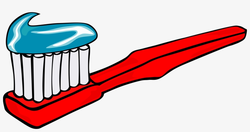 This Free Icons Png Design Of Toothbrush And Toothpaste, transparent png #809492