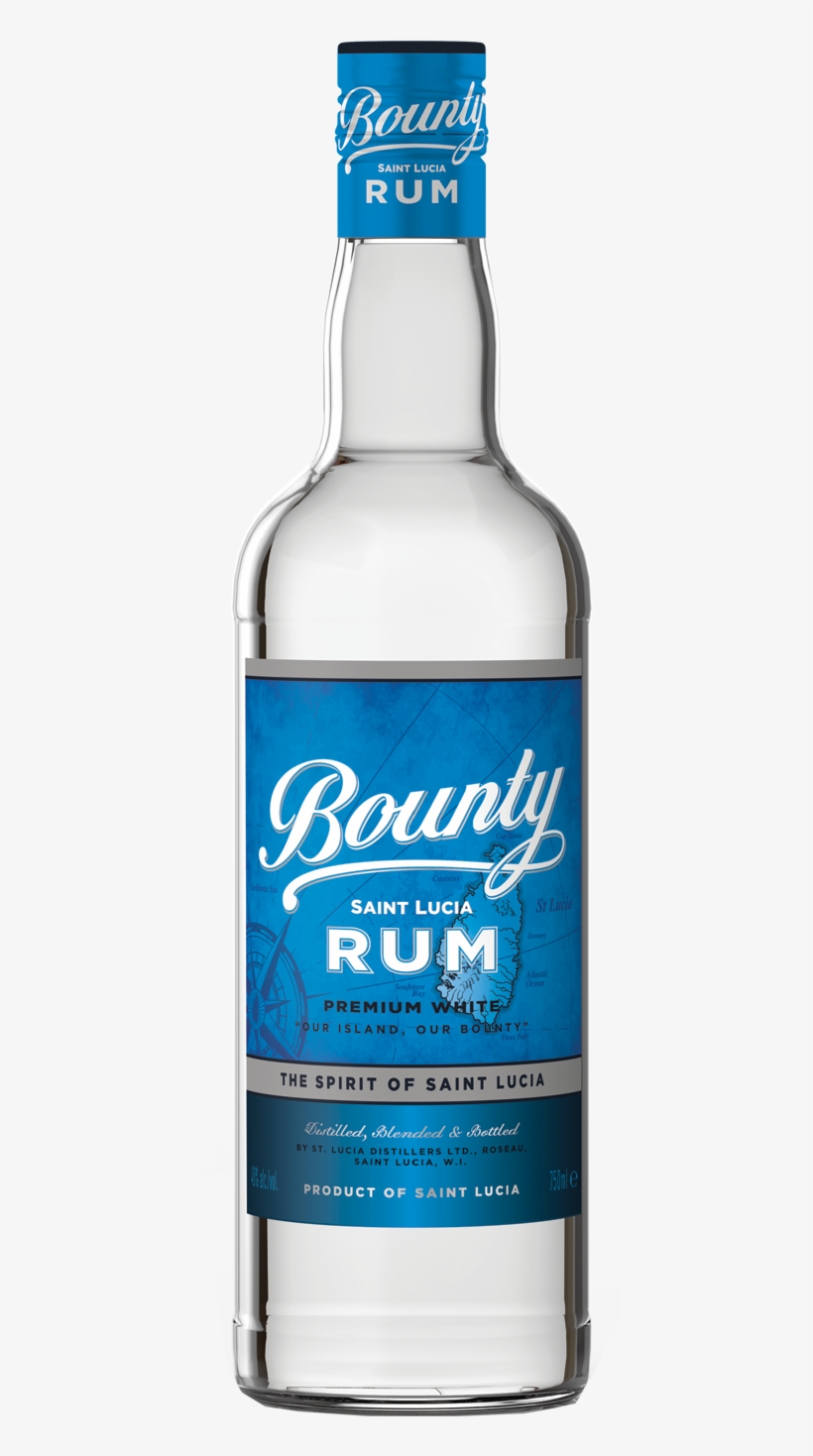 Bounty Rum White St Lucia Rum - Captain Morgan White Rum, transparent png #809537