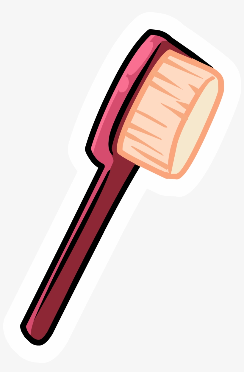 Toothbrush Pin - Png - Cepillo De Dientes Animado Png, transparent png #809585