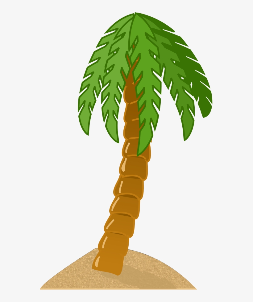 Palm Leaves,island, - Palm Tree Clip Art, transparent png #809636