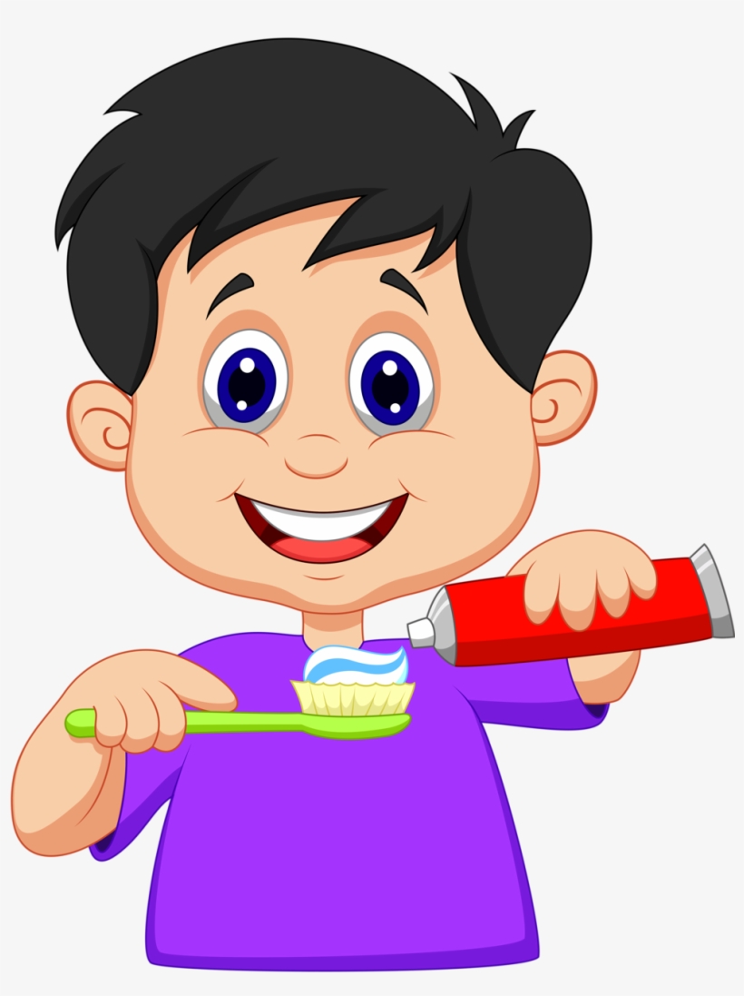 Tooth Brushing - Brush Your Teeth Clipart, transparent png #809836