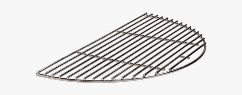 Kamado Big Joe One Half Moon Ss Cooking Grate Kjoegrhbig - 40 Half Round Grate Grill, transparent png #8000168