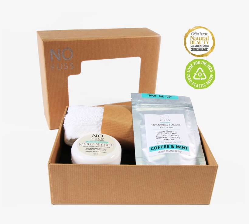 'wake Me Up' Uplifting Coffee Face Body Kit - Box, transparent png #8000274