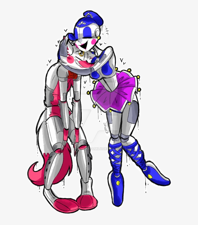 Funtime Foxy, Fnaf Sister Location, Markiplier, Five - Cartoon, transparent png #8000342