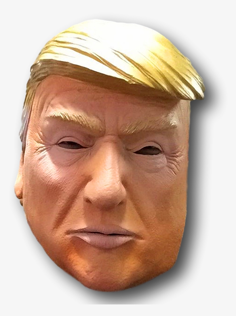 Donald Trump Mask - Bronze Sculpture, transparent png #8000695