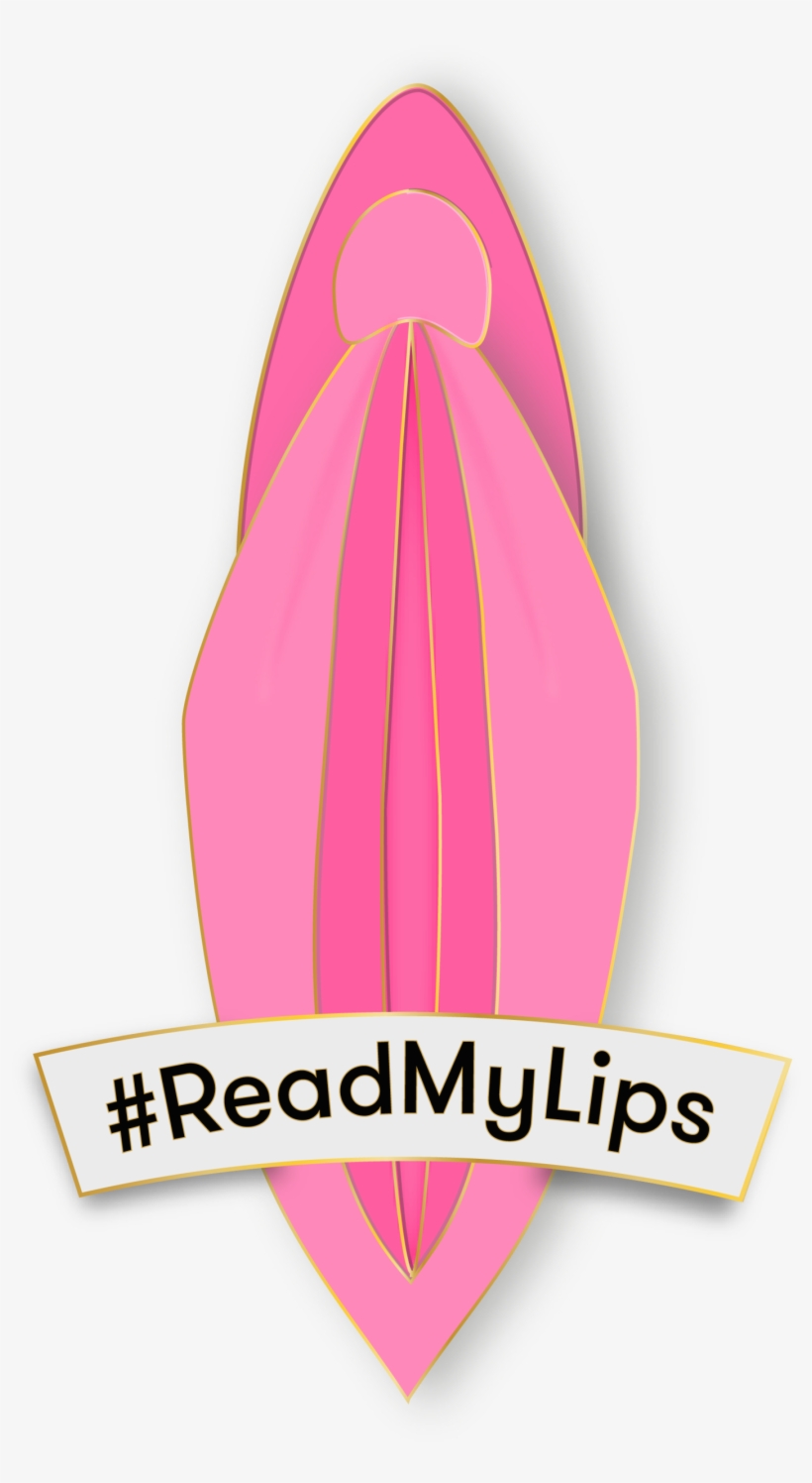 Pa Readmylips Vagina Pin Mailed To All Letter Writersp - Illustration, transparent png #8000774