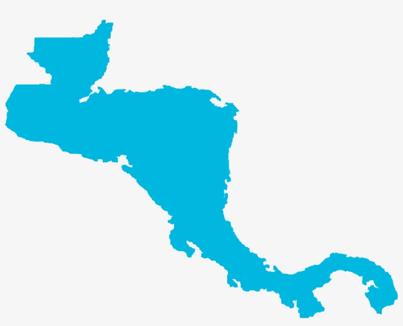 Mapa M Designados Centroamerica - Central America Map Simple, transparent png #8000965