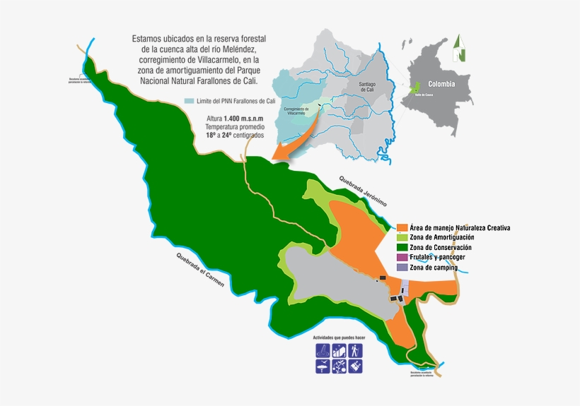 Mapa - Mapa De Colombia, transparent png #8001205