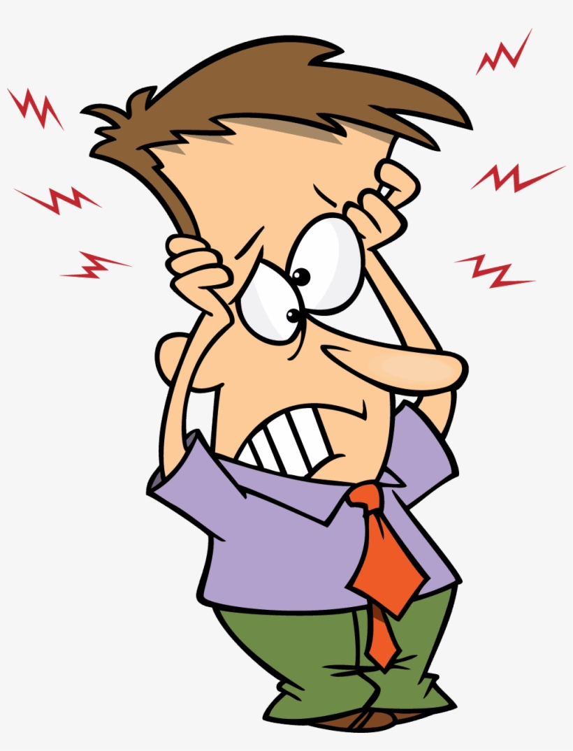 Headache Clipart Png, transparent png #8001909