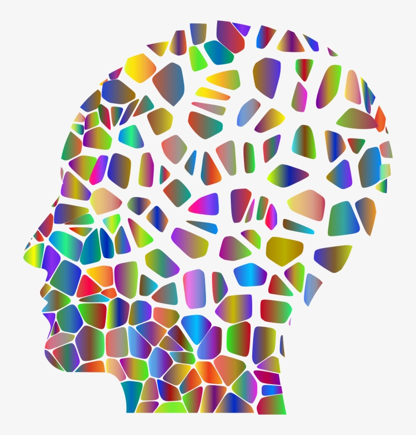 Man Head Tiles Polyprismatic Var - Circle, transparent png #8001945