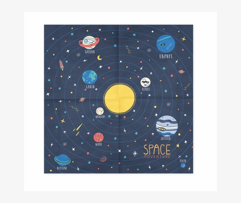 Servilletas Space Aventure - Napkin, transparent png #8002343