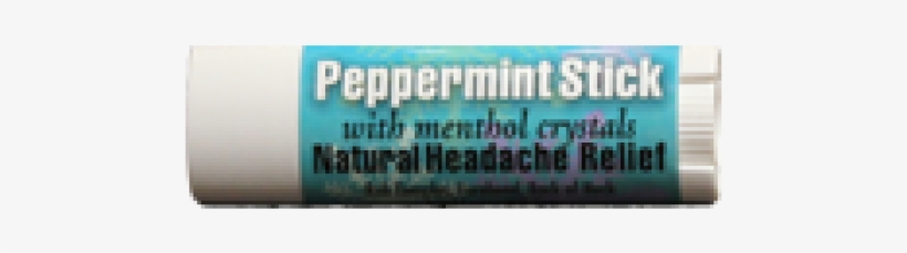 Peppermint Headache Sticks - Label, transparent png #8003293