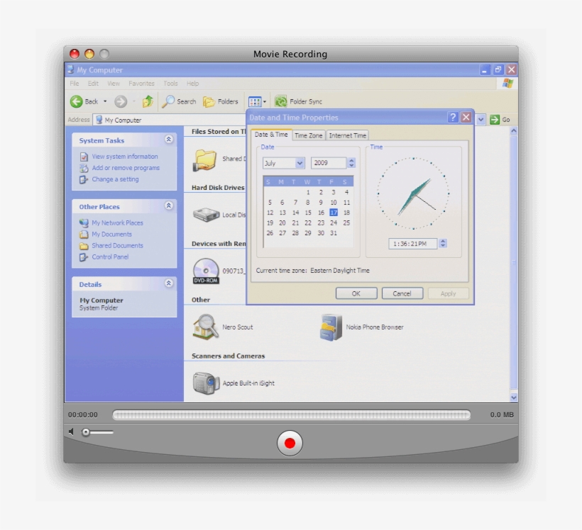 Click On The Black Square To Finish Recording - Windows Xp, transparent png #8003572
