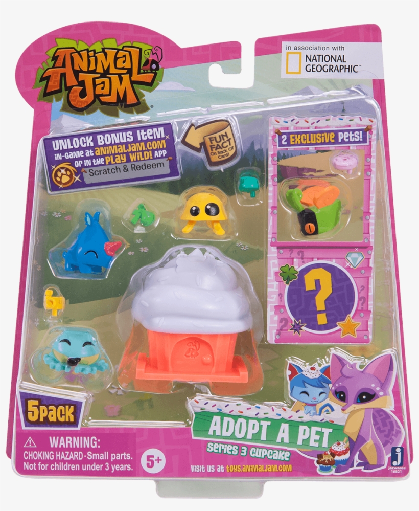 Adopt A Pet Cupcake 5pk - Animal Jam Play Wild Toys, transparent png #8003815