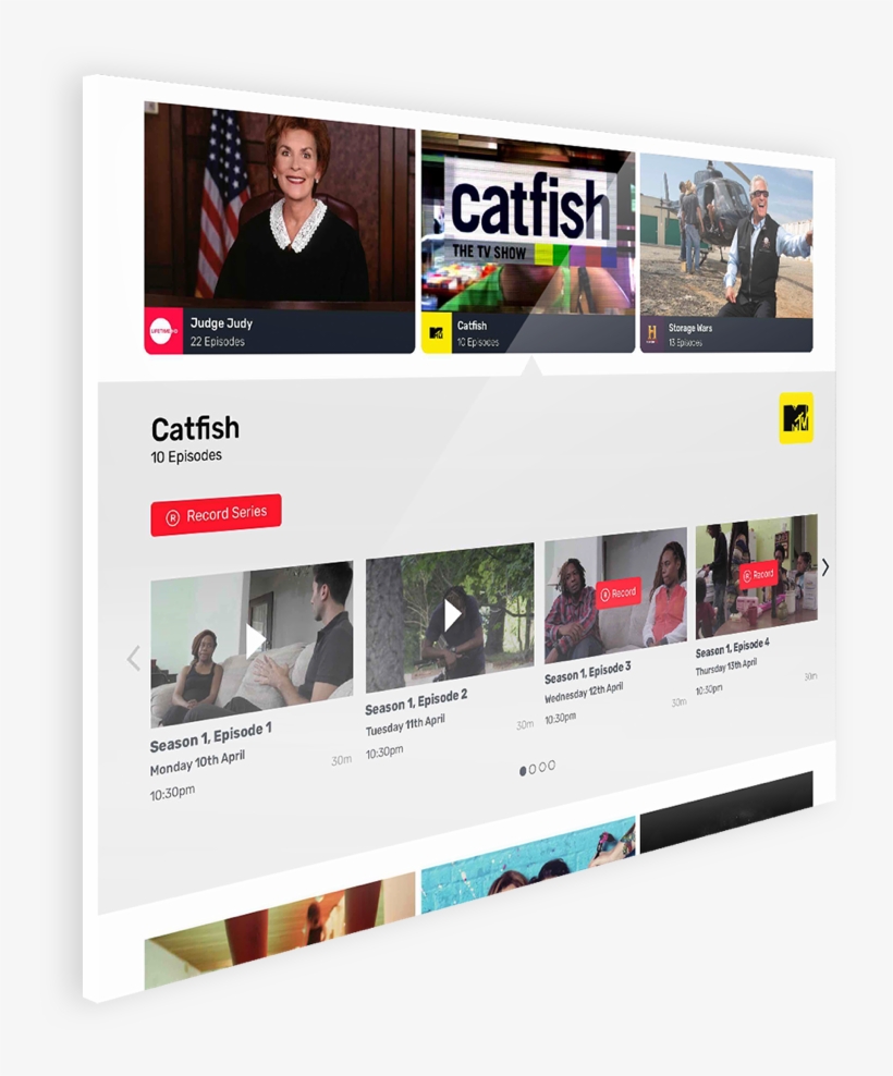 Record Series Button To Schedule A Recording - Catfish: The Tv Show, transparent png #8003852