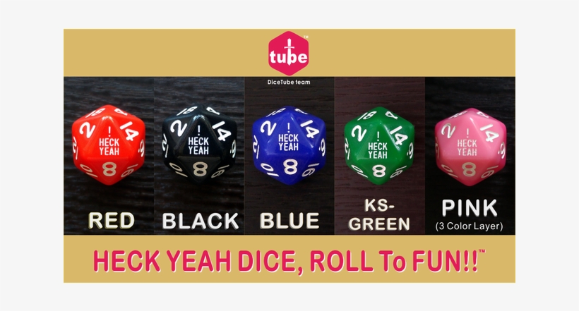 Heck Yeah / Oh No D20 Dice - Emblem, transparent png #8003967