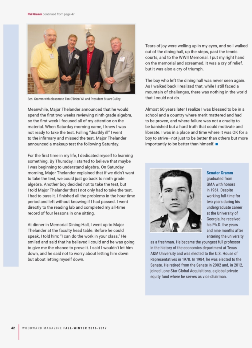 Phil Gramm Continued From Page 47 Tears Of Joy Were - Document, transparent png #8004285