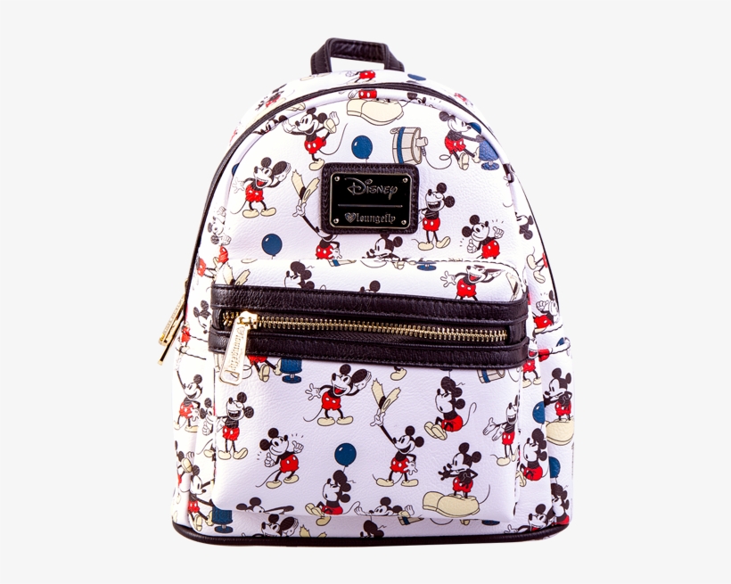 Mickey Mouse All-over Print Loungefly Mini Backpack - Handbag, transparent png #8004322