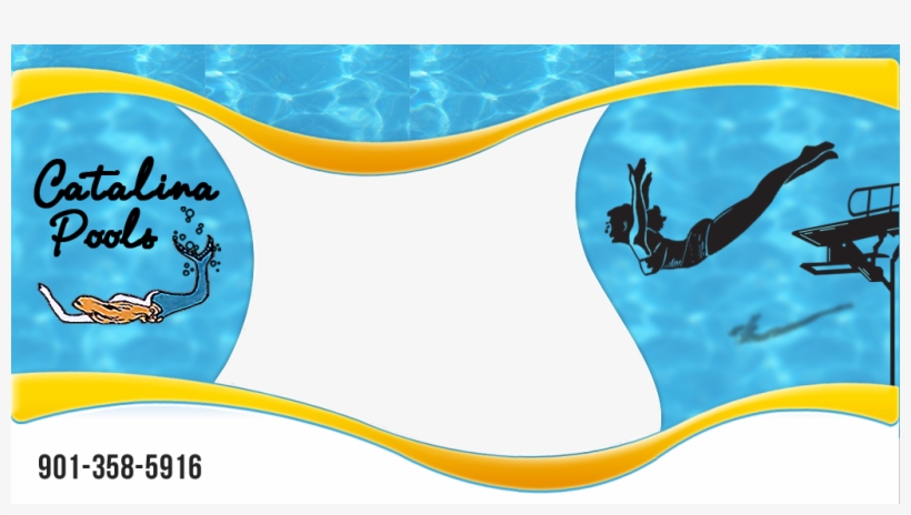 Header - Swimming Pool Banner Design, transparent png #8004425