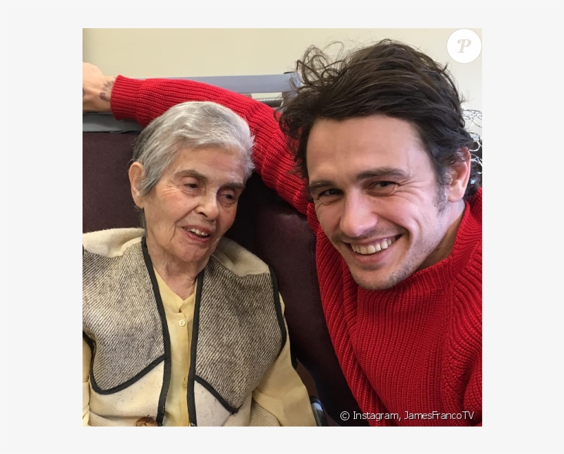 James Franco A Publié Une Photo De Lui Avec Sa Grand-mère - Fun, transparent png #8004925