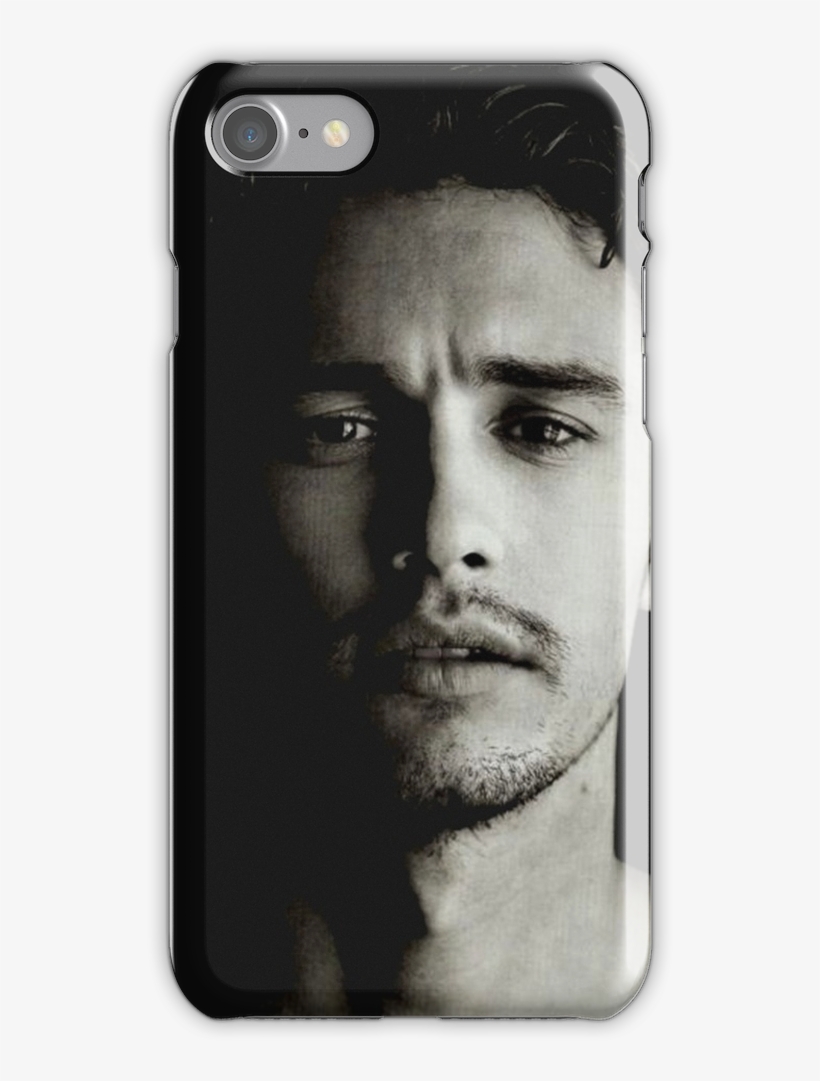 James Franco Iphone 7 Snap Case - James Franco Black And White, transparent png #8005050