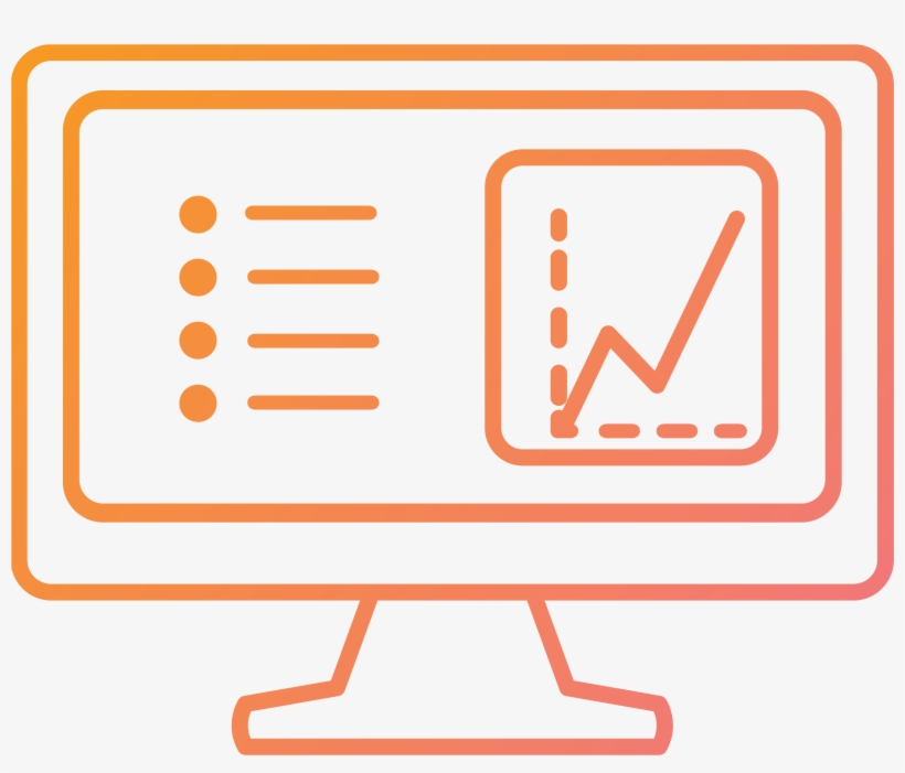 Executive Dashboard Icon Orange-pink, transparent png #8005135