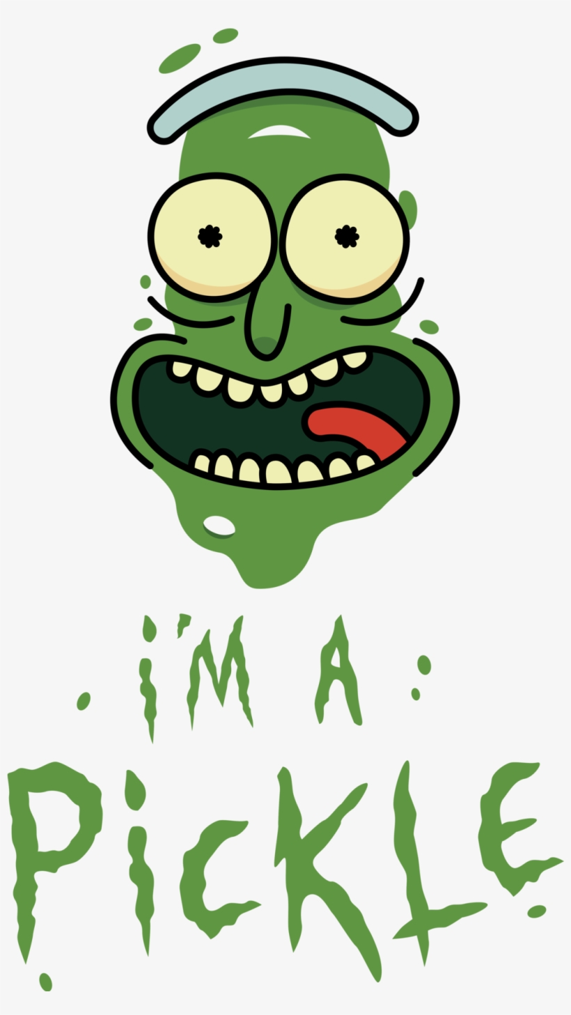 Pickle Rick - Cartoon, transparent png #8005136
