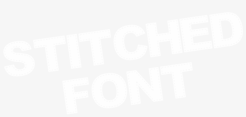 Greekhouse Stitched Font - Graphic Design, transparent png #8005413
