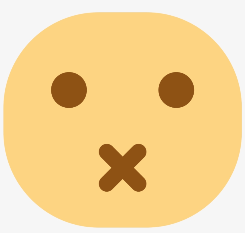 Breezeicons Emotes 22 Face Quiet - Circle, transparent png #8005870