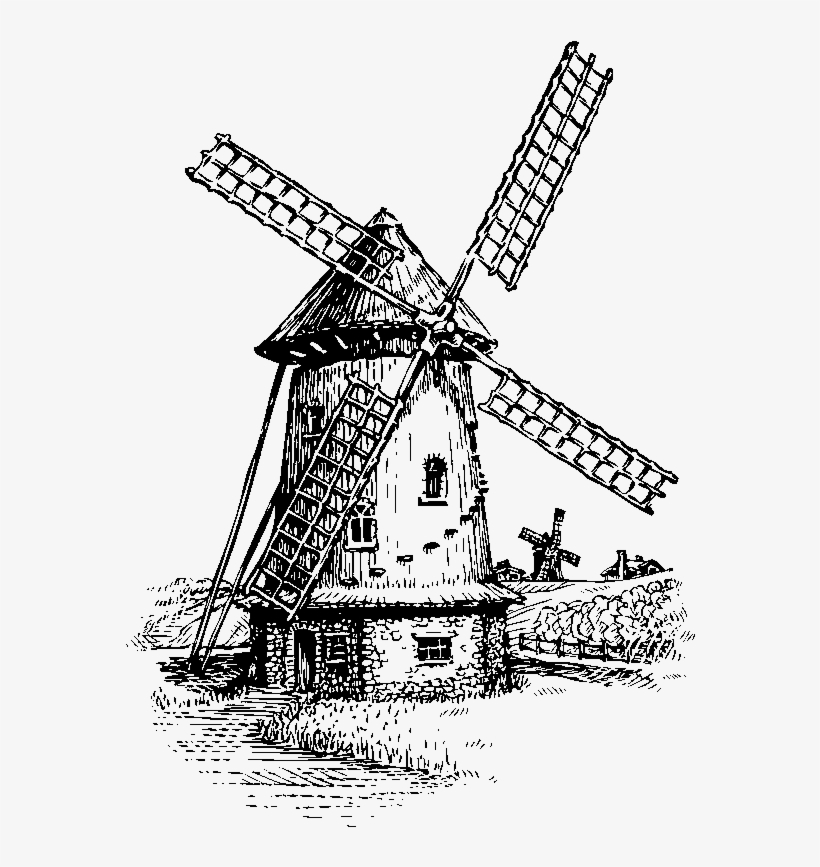 Production - Dutch Windmill Clipart, transparent png #8006504
