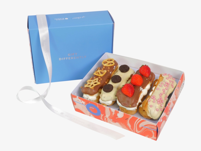 Deluxe Eclair Gift Box, transparent png #8006983