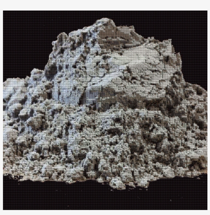 A Mosaic Of A Pile Of Dust Made Up Of Spider-mans - Pile Of Dust Spider Man, transparent png #8007275