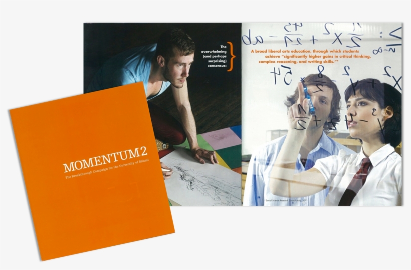 Brochure For The University Of Miami Created By Lipman - Document, transparent png #8007751